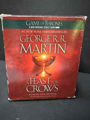 A Feast for Crows: A Song of Ice and Fire Book #4 G. R.R. Martin Audio CD 34 hrs
