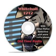 Whitehall 1212, 1,486 Old Time Radio, Police, Sleuth, Detective, Crime DVD G69