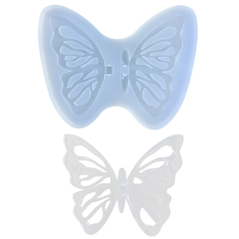 Resin Epoxy DIY Epoxy Stereo Big Butterfly Ornament Silicone Mold Jewelry Making