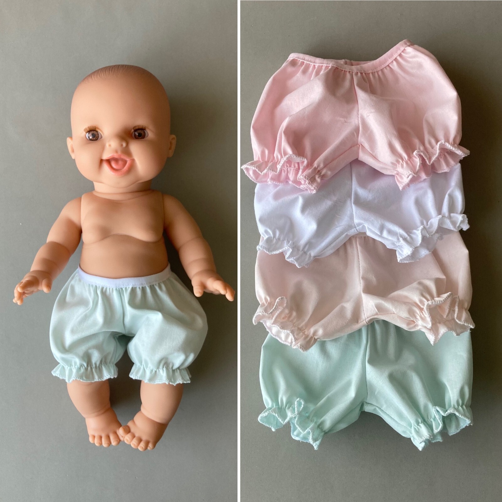 13-15 inch baby doll bloomers pants for Miniland 38cm & Minikane dolls-image