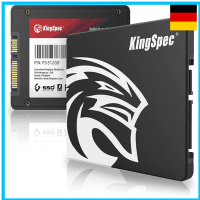 KingSpec 512GB SSD 2,5 SATA 3D NAND 550MB s