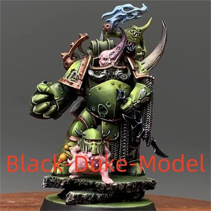 Warhammer 40K Plague Marine Champion Armies of Chaos Death Guard