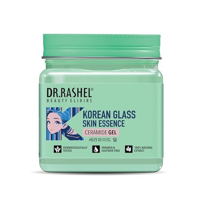 DR.RASHEL Korean Glass Skin Gel With Ceramide Rice water Hydrating Gel 380ml