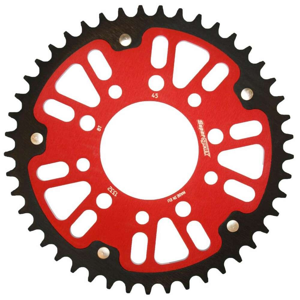 Corona Supersprox Stealth Red 45 D Motorcycle Motor Spare Moped Accessories