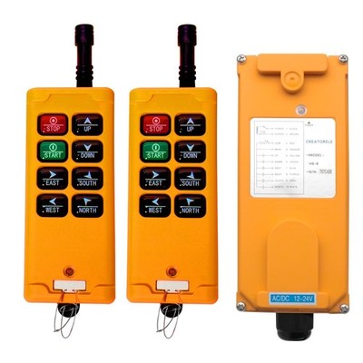 Industrial-Grade Dump Trailer Remote Control Switch 12AC 8-Key Wireless Remot...
