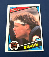 1984 Topps Football Jim McMahon #227 Set Break NM