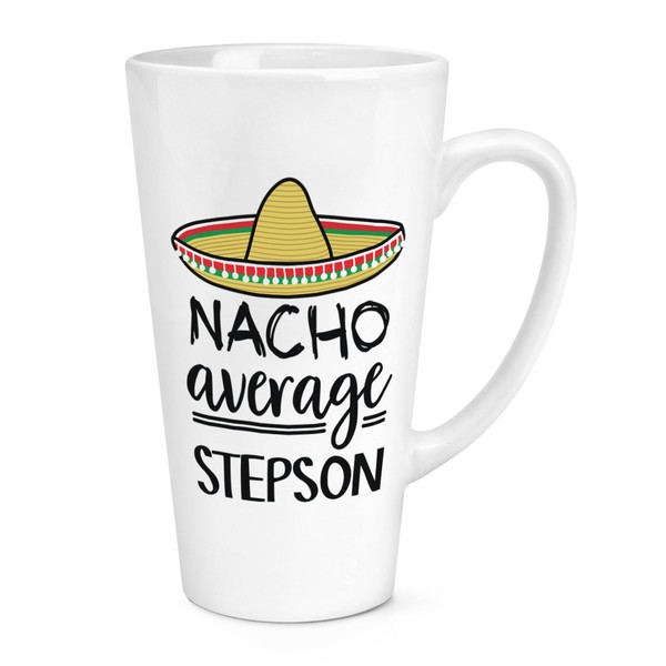 Nacho Durchschnitt Stepson 483Ml Groß Latte Becher Tasse Lustiger Witz Best Toll-image