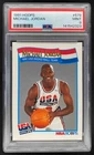 Michael Jordan 1991-92 Hoops Team USA #579 PSA 9