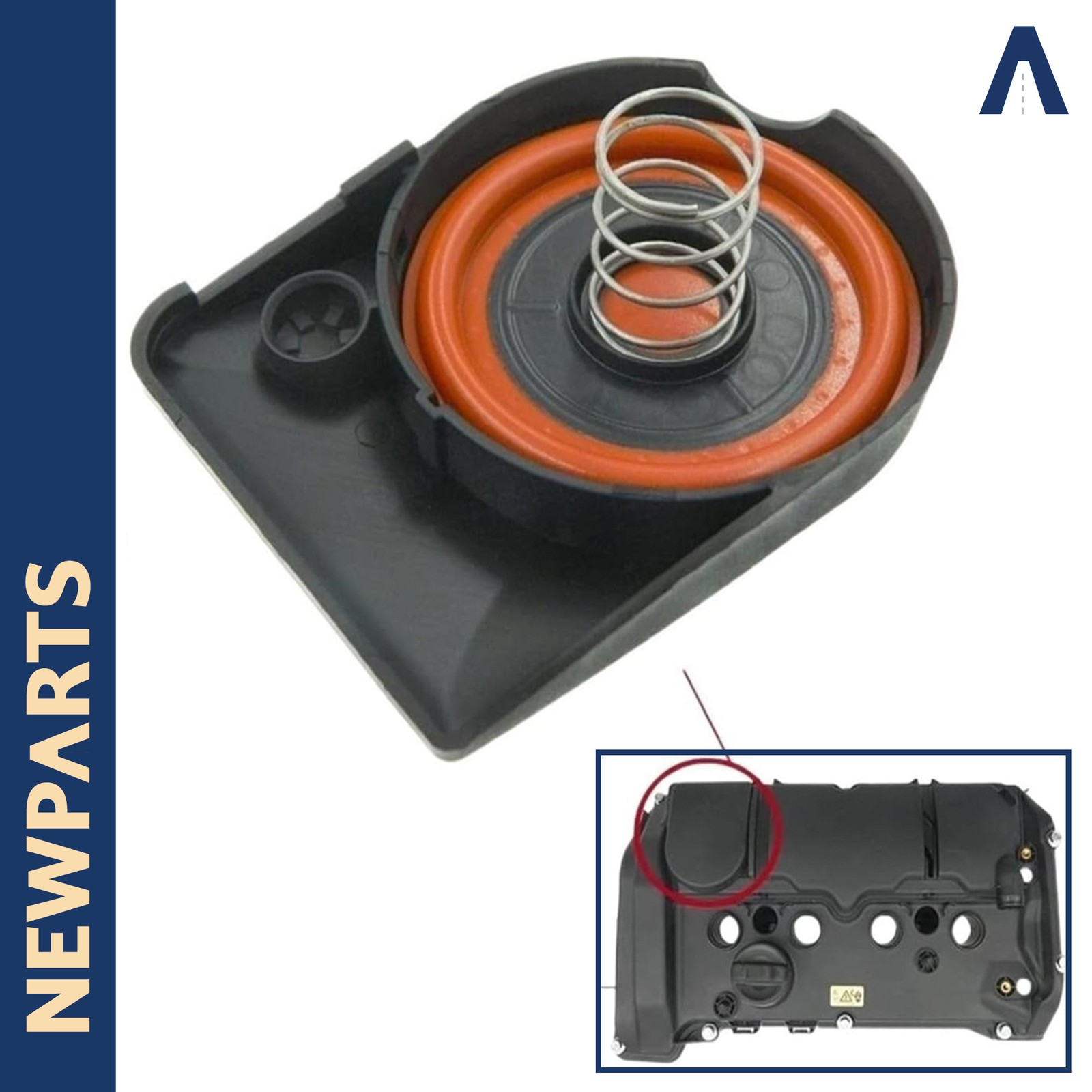 Soupape couvre culasse Cooper 1.6 essence reniflard PCV valve 11127646552
