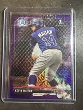 2017 Bowman Chrome Prospects Kevin Maitan Purple Mojo Refractor /250 BCP100