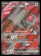 Pokemon Bloodmoon Ursaluna ex Holo Ultra Rare SV06: Twilight Masquerade 202/167