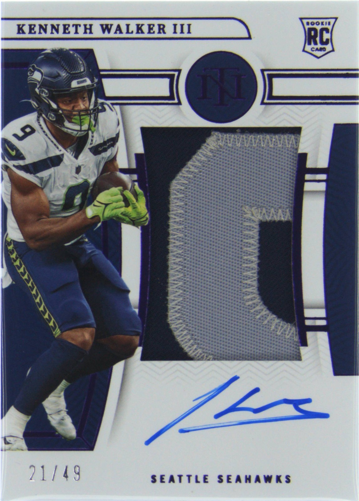 2022 Panini National Treasures Kenneth Walker III #162 for sale | eBay