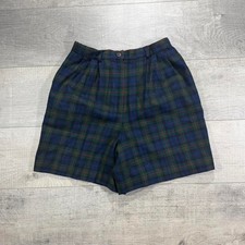 Women's vintage Pendleton plaid wool made in USA style shorts Size 10
