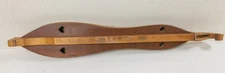 Vintage Handmade Appalachian 34.5" Hourglass 3 String "Staple" Fretless Dulcimer