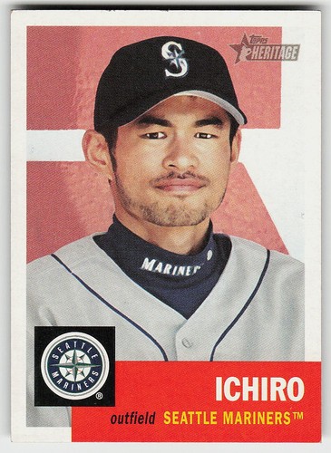 Ichiro #1 2002 Topps Heritage card
