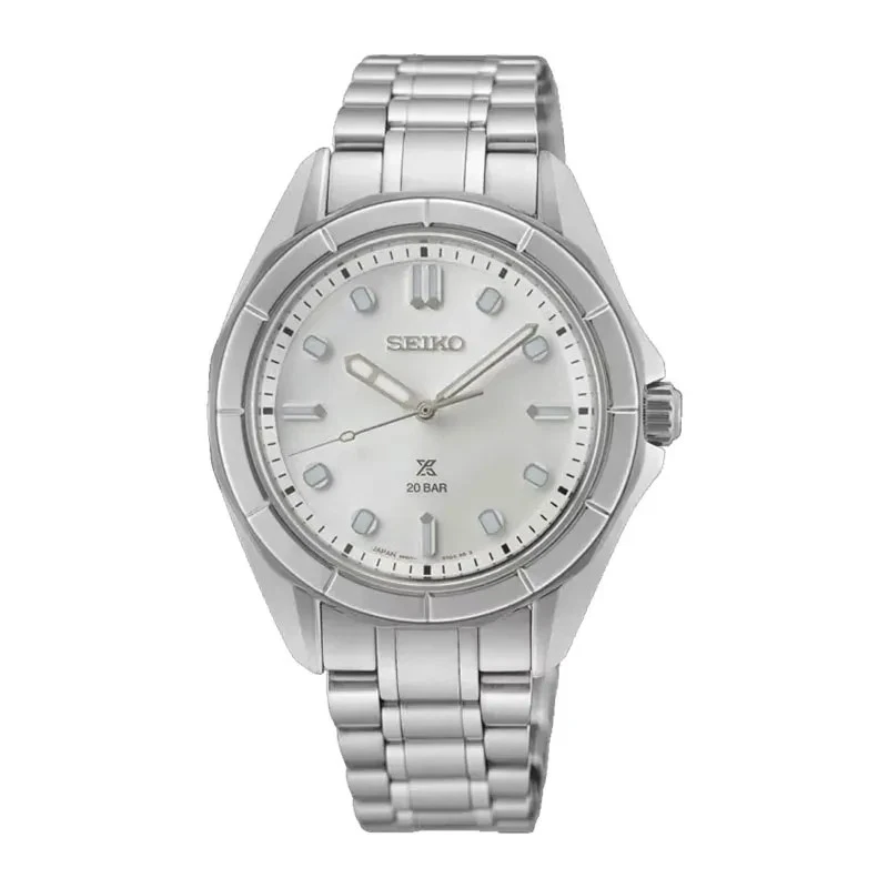Reloj para mujer Seiko Prospex SUR595J1 cuarzo esfera blanca acero inoxidable
