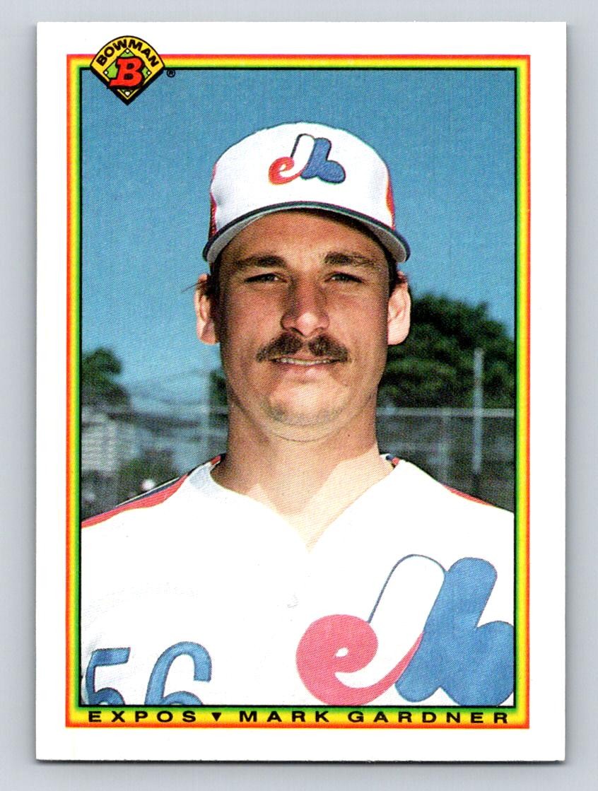 1990 Bowman #106 Mark Gardner Montreal Expos Rookie