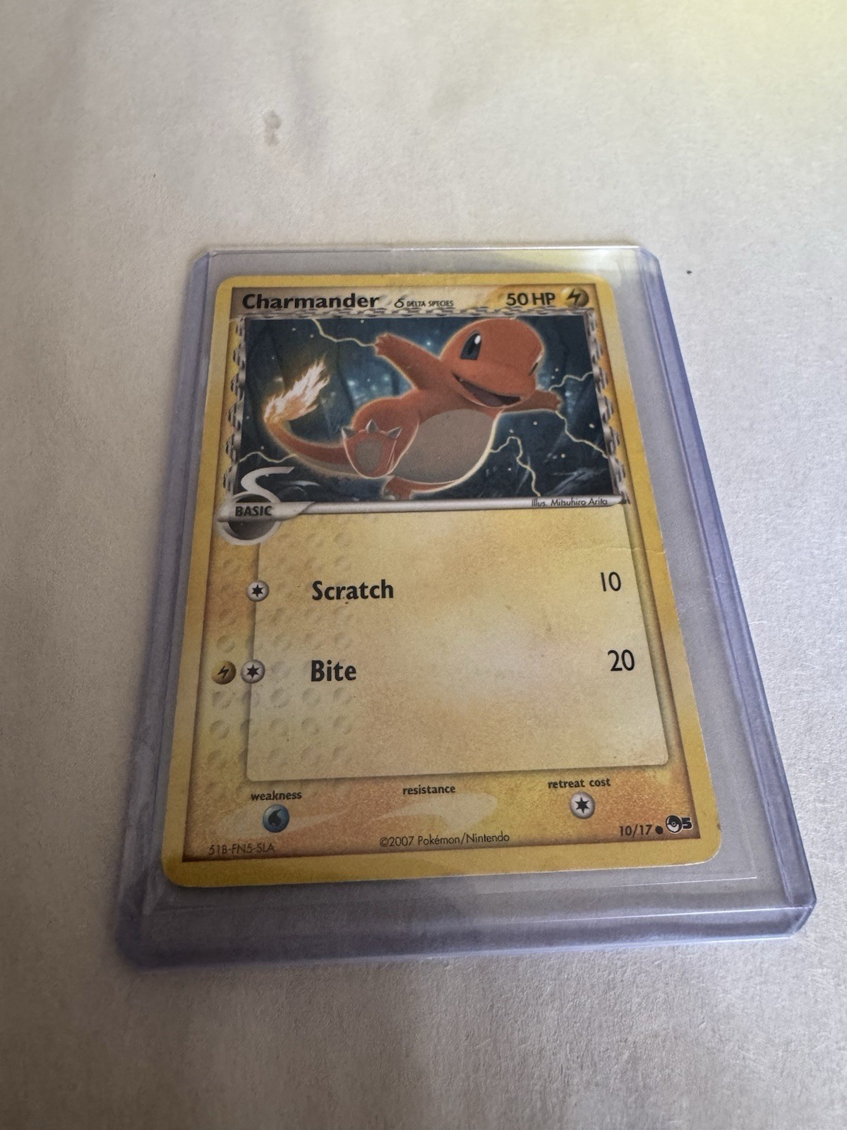 Pokemon TCG Charmander Delta Species Pop Series 5, 10/17, LP Condition