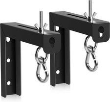 Universal Projector Screen Wall Mount L-Brackets Hanging Ceiling Mount, Black
