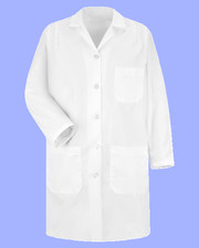 Doctor's Coat or Lab Coat Official uniform Size 20 Reg. White