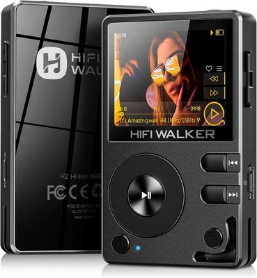 HIFI WALKER H2 HiFi MP3 Player with Bluetooth, Lossless DSD DAC FLAC, High