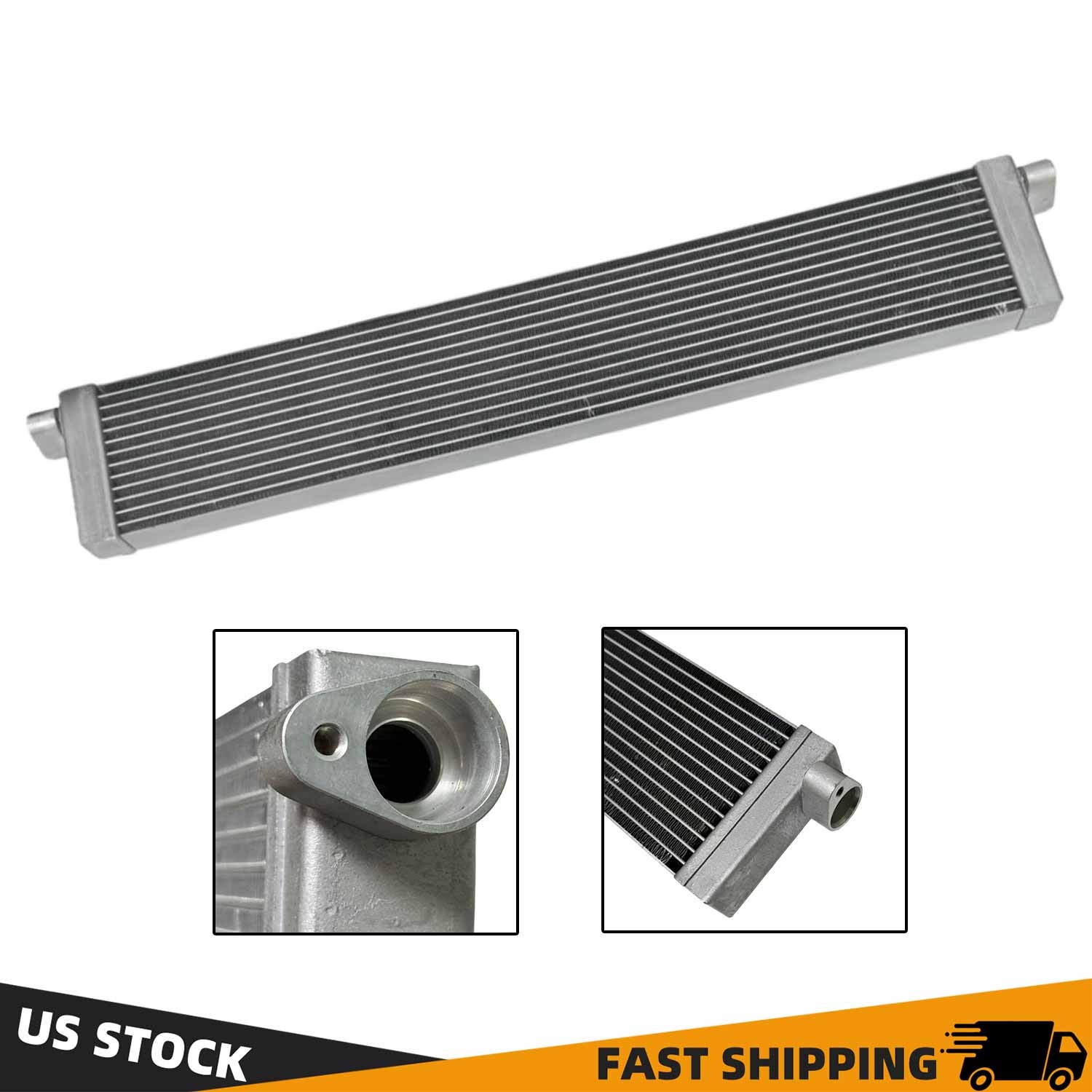 New Oil Cooler Radiator fit 15-19 Mercedes Benz C Class W205 S205 C63 AMG 4.0L