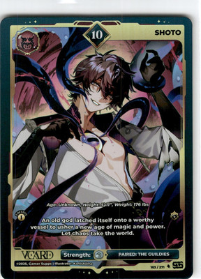 VCard Divine Chaos First Edition  10 Holo Foil   Shoto