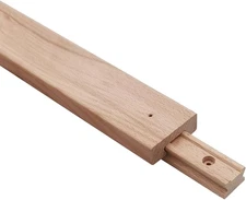Wooden Drawer Slides 40Cm Classic Wood Center Guide Track (15-3/4'')