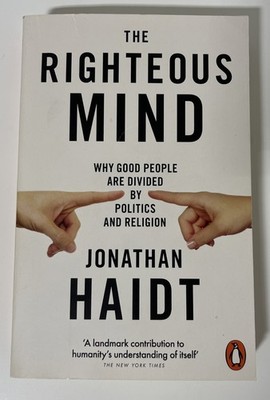 Righteous Mind - Paperback, by By (author) Jonathan Haidt - VGC