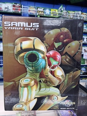  First4Figures ''Samus Aran Varia Suit '' Metroid Prime Statue RARE OPENED BOX