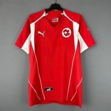 Switzerland Vintage Home Jersey Puma Men's Shirt Size M Season 2004-2006