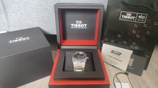 Tissot PRX Silver Men's Watch Black Dial Quartz