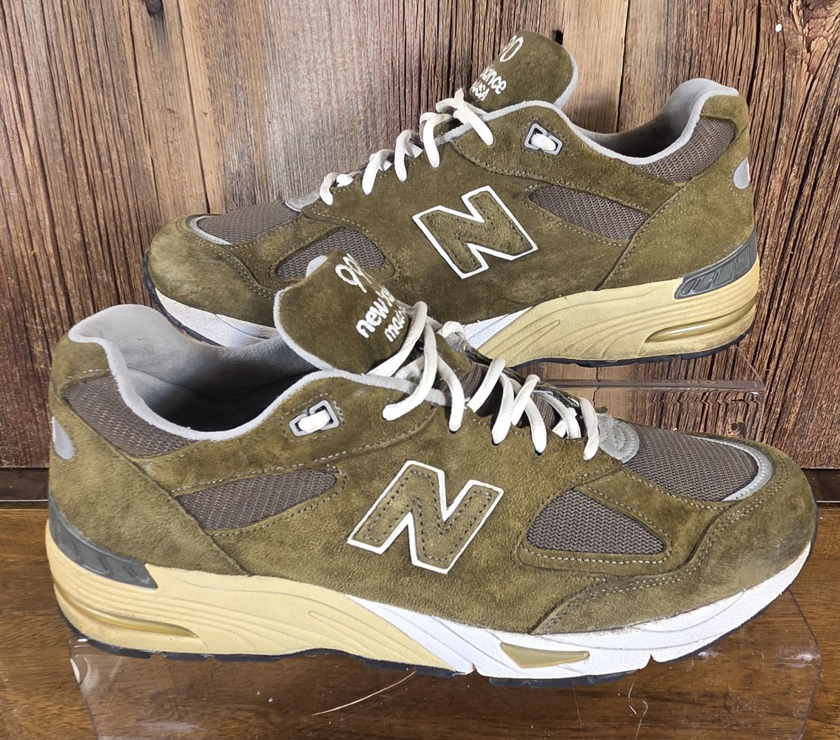 Vintage New Balance 990v1 Dark Green M990DKGN Men's Size 11 Made