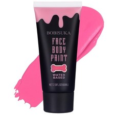BOBISUKA Pink Face Body Paint, Water Based Painting for Art Theater