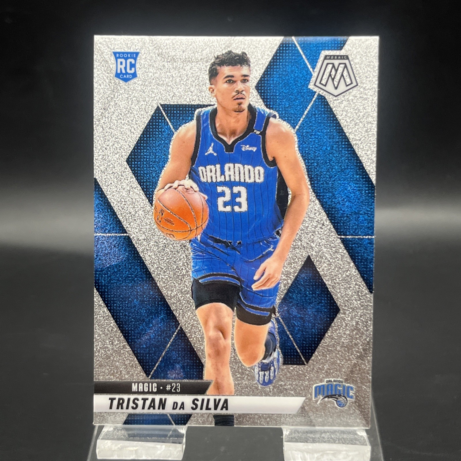 2024-25 Panini Mosaic #266 Tristan da Silva Glitter (SP, Case Hit) RC