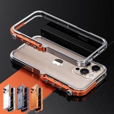 Rugged Metal Aluminum Bumper Shockproof Case Cover For iPhone 17 Pro Max 16 15