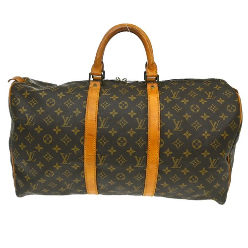Best06 LOUIS VUITTON KEEPALL 50 TRAVEL HANDBAG MONOGRAM M41426 SD BQ01138