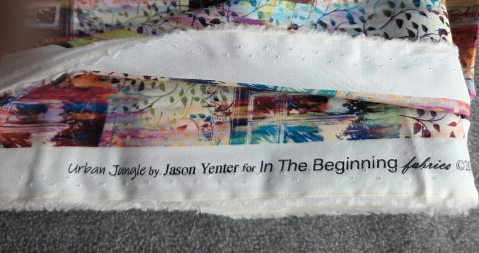 Jason Yenter EN EL PRINCIPIO Telas "Jungla Urbana" 3yds NUEVO Foto 2 de 2