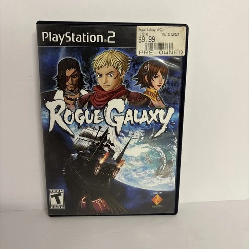 Rogue Galaxy (Sony PlayStation 2, 2006 with manual. Reads, tested, works.
