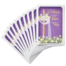 Dayspring Pack of Religious Easter Cards, Blessings at Easter (10 Cards with Env
