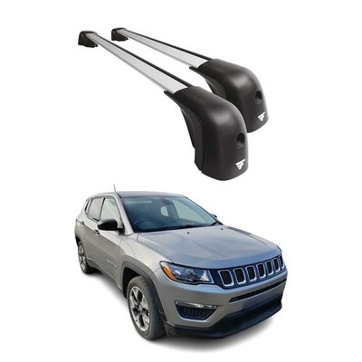 For Jeep Compass 2017-2026 OMAC G007599 Gray Fix Points Roof Racks Cross Bar
