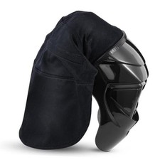 Welding Helmet Cover Fr Cotton Welding Helmet Bib Extended Head Neck Black