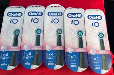 Lot Of 5 Oral-B iO Series Ultimate Clean Electric Toothbrush Brush Heads 4pack