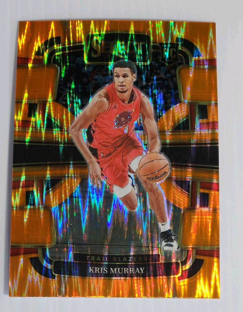 2023-24 Panini Select - Concourse Orange Flash Prizm #91 Kris Murray (RC)