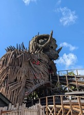Alton Towers Wickerman Running Wheel ( bearings and certificate)