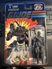 GI Joe 25th Anniversary Sealed Carded Snake Eyes v29 Commando Timber Foil
