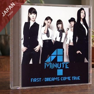 4Minute - FIRST/DREAMS COME TRUE(Limited Edition B)(w/DVD) CD Japan Import