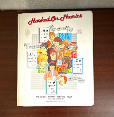 Hooked on Phonics Reading/Phonics Program 1993 Cassette Tapes Books Case Set
