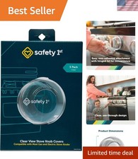 Child Proof Stove Knob Covers, Clear View Stove Knob Safety Covers Set of 5