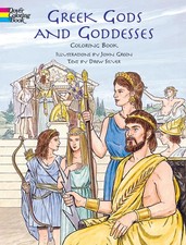 Greek Gods and Goddesses Coloring Book Dover Classic Stories Coloring Book 